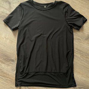 Fabletics, long black tshirt, oversized